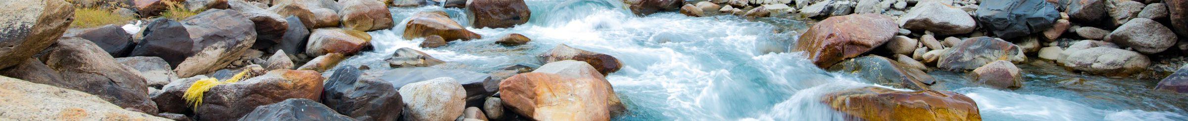 River flowing over rocks